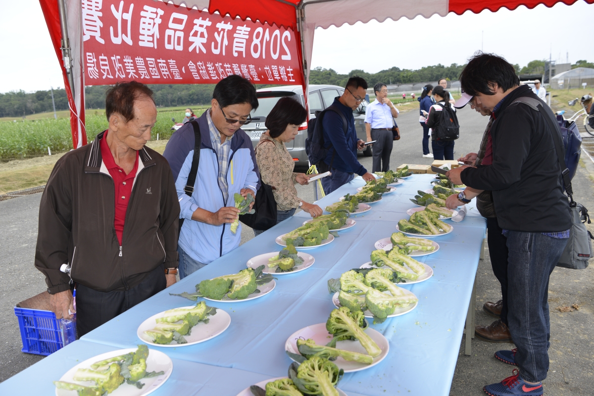 參賽業者互相觀摩品種性狀