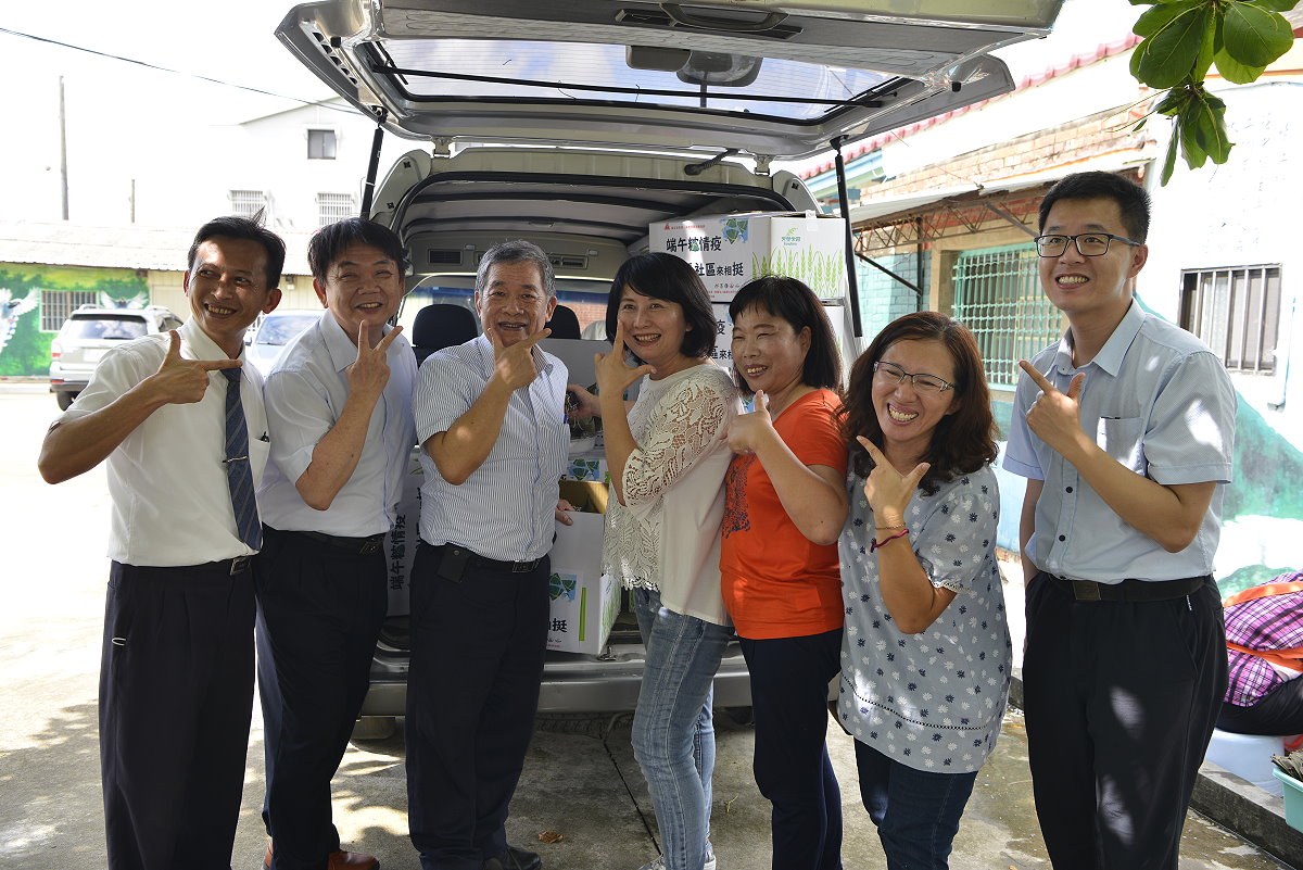 千歲爺奶團糙米粽準備啟程