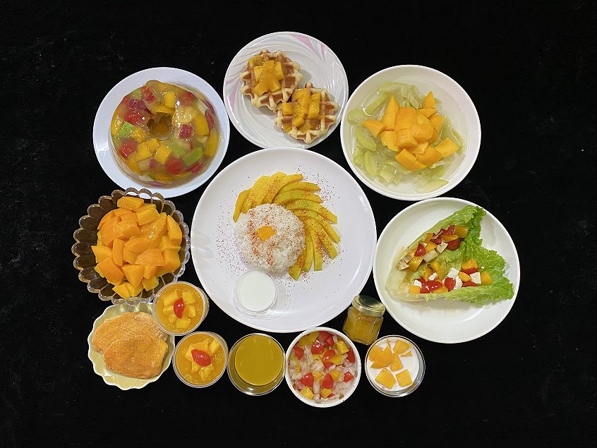芒果料理變化多元，不僅能製作甜點，亦能入菜製成料理。