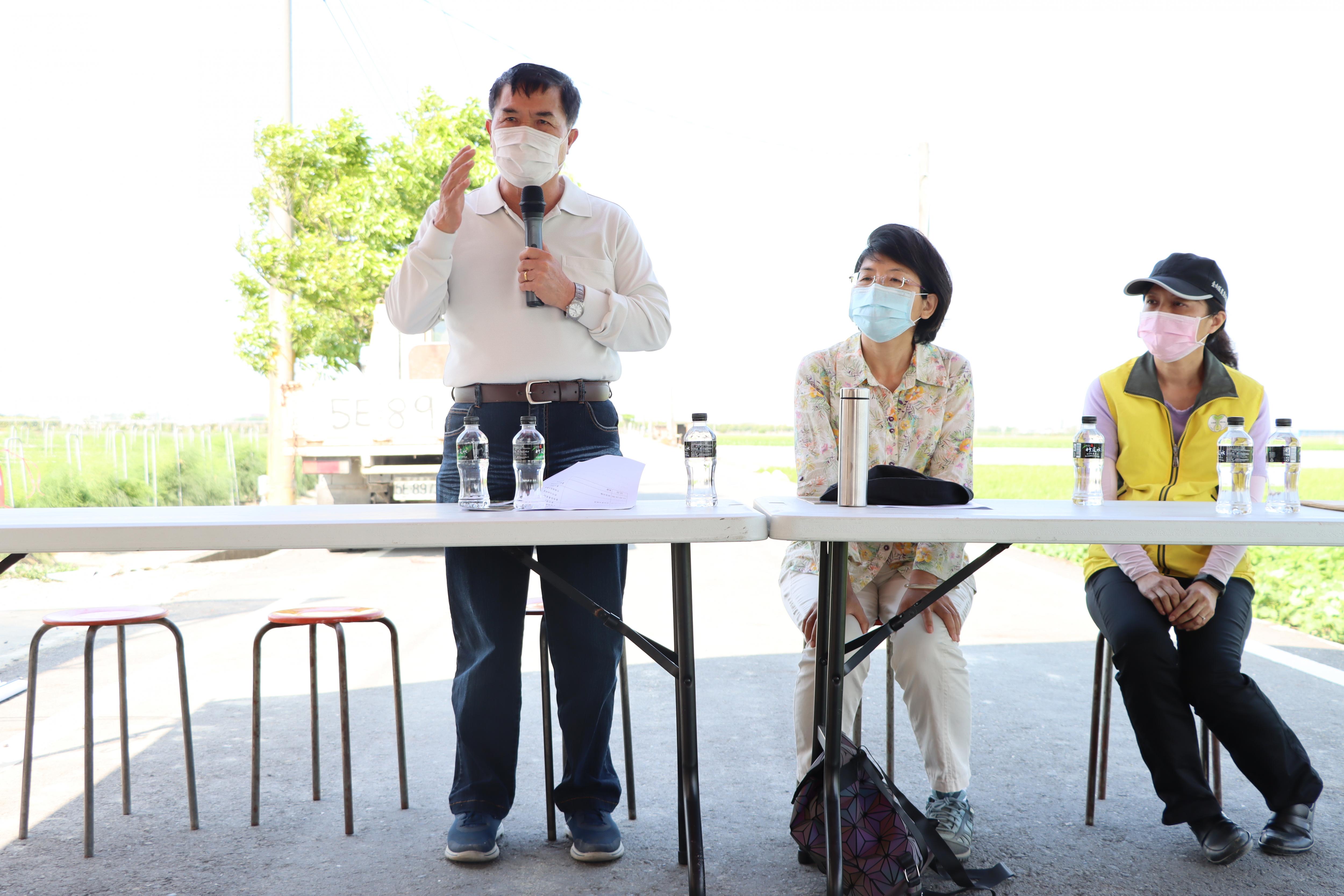 東勢鄉農會陳總幹事倉富代表致詞