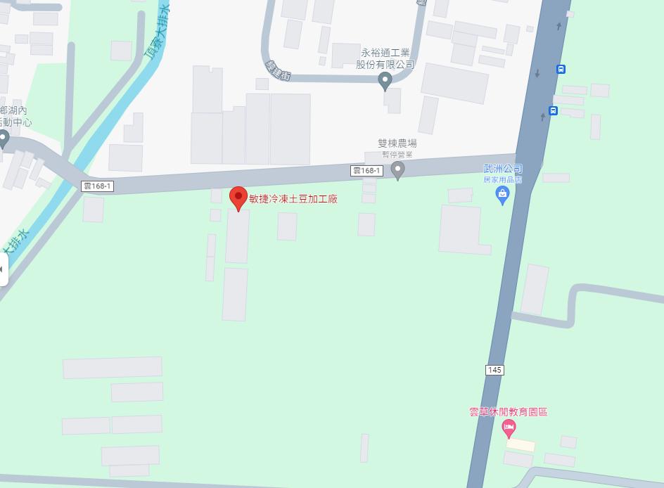 敏捷冷凍土豆加工廠地圖位置