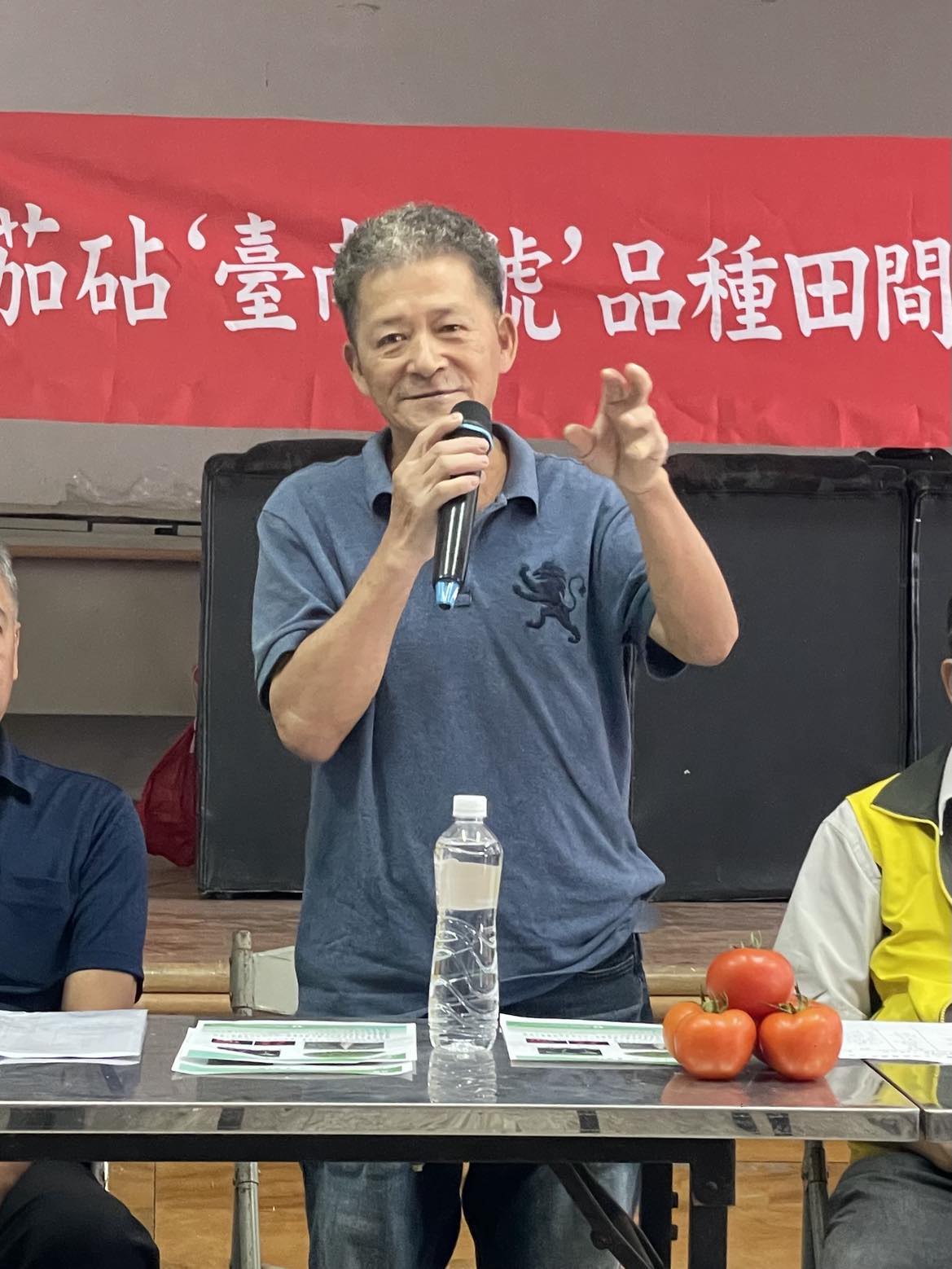 楊黃火班長分享茄砧‘臺南1號’的栽培心得