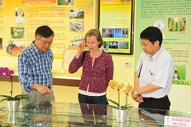 Receiving visitors 